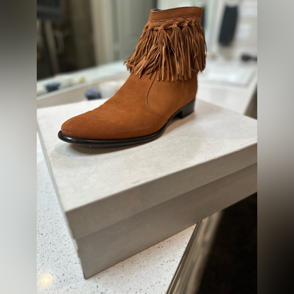 Jimmy Choo Men’s Fringe Chelsea Boot size 13/46